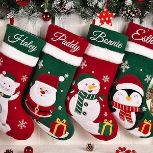 Personalized Christmas Stockings,2026 Christmas Stocking with Name,Christmas Family Stocking,Christmas Gifts