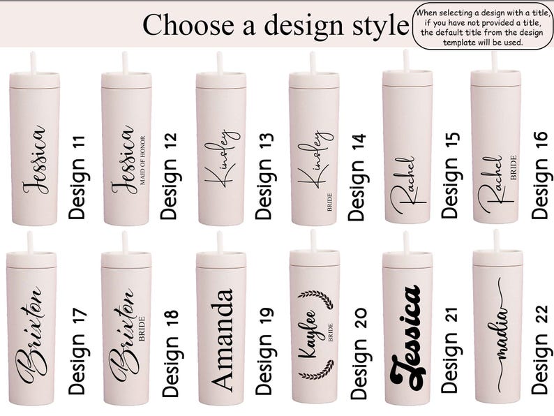 Personalized Tumbler With Lid And Straw,Custom Cup With Name,Bridesmaid Proposal,16 Oz Skinny Tumbler image 7