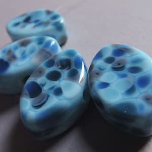 Lampwork Perlen Blau Handgemacht Glas Ericabeads House of Blues Zulus (4)