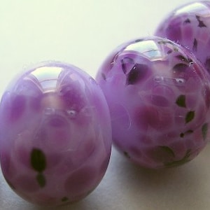 Beads Handmade Purple Glass Lampwork Ericabeads: Grapes Galore (6)