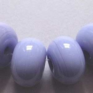 Glass Handmade Purple Lampwork Beads Ericabeads Grapey Purple Spacers