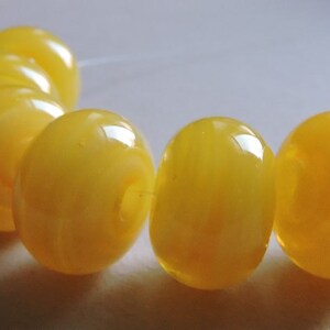 Lampwork Beads Orange Glass Handmade Ericabeads Orange Marmalade (6)