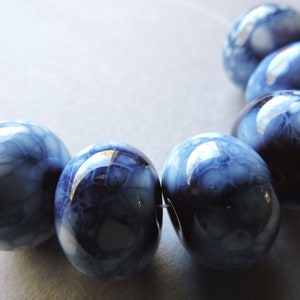 Beads Lampwork Red Glass Handmade Ericabeads Silver Lake (6)