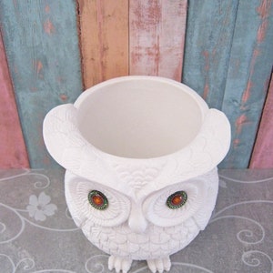 Owl figurine to paint on a wooden tray for you or as a gift image 4