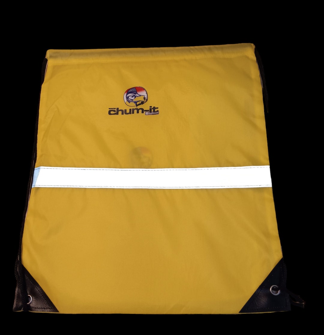 Backpack Chum It Large 15x13 With Safety Reflective Stripe - Etsy