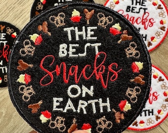 Disney Snacks Iron On Patch, Mickey Mouse Theme Park Decor