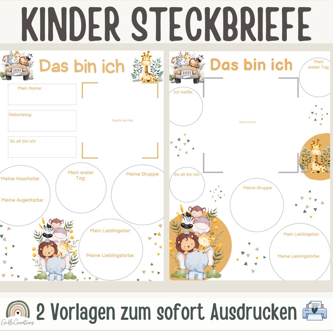 Steckbrief Kindergarten Vorlage Portfolio Kindergarten Steckbrief 