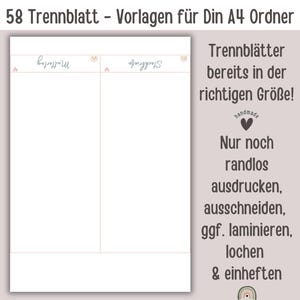 Portfolio Vorlage Kita | Vorlage für Erzieher Ordner DinA4 | Portfolio Krippe | Portfolio Vorlage Kindergarten | Methodensammlung Erzieher |