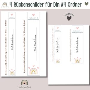 Portfolio Vorlage Kita | Vorlage für Erzieher Ordner DinA4 | Portfolio Krippe | Portfolio Vorlage Kindergarten | Methodensammlung Erzieher |