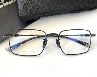 Ultralicht puur titanium frame anti-blauw licht anti-bijziendheid, modebril, frame voor mannen en vrouwen, vintage bril 040