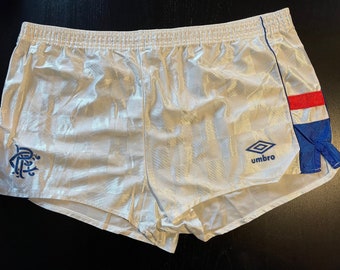 Short vintage des Glasgow Rangers FC des années 80 et 90