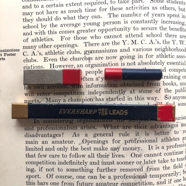 Your Choice! Vintage Eversharp Red Top Leads Pencil Leads in Original Tins