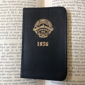 Vintage 1956 Combination Diary, Memorandum, Datebook, Address Book