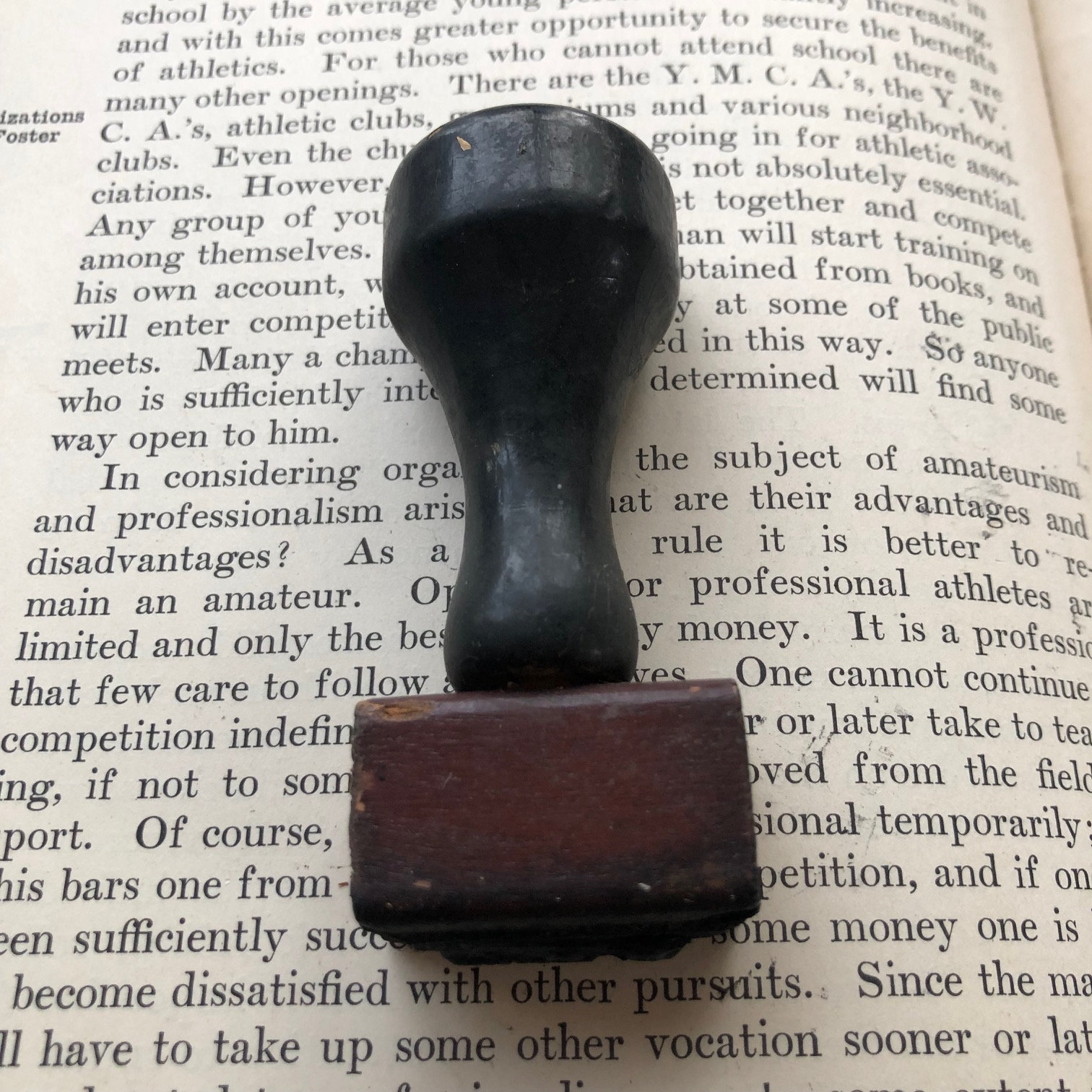 Vintage 'L. Levine' Wooden Handle Rubber Stamp Etsy