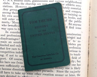 Antique 1940s Tiny Tom Thumb History of the United States Book