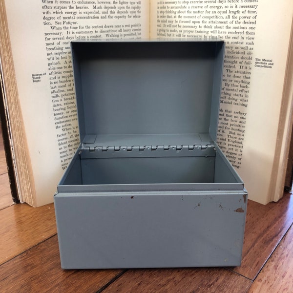 Address File Box - Etsy