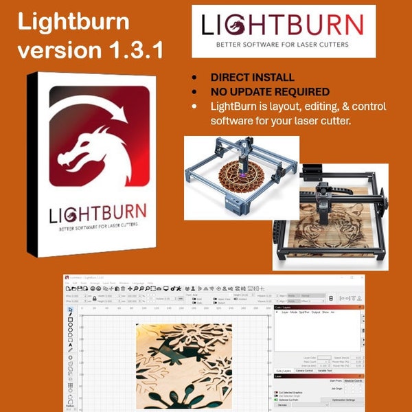 Lightburn Version 1.3 [für Lasergravierer]