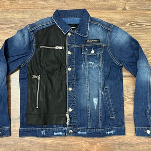 Dsquared jean jacket Etsy France