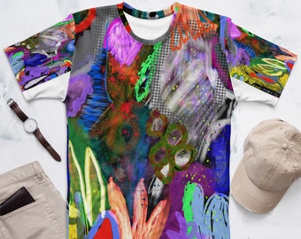 Abstract Art by Jelene - All Over Print Men's T-shirt, Colorful Art, Abstract Design