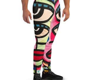 Funky Face Original Design by Jelene - Unisex Casual Joggers Super Soft with Pockets