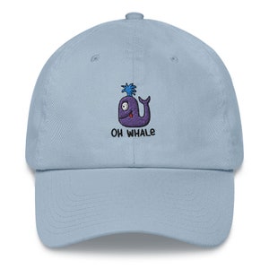 Original Design by Jelene - Oh Whale Embroidered Adjustable Dad Hat