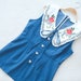 see more listings in the Embroidered Denim Tops section