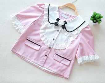 Customized Pink Lolita Blouse