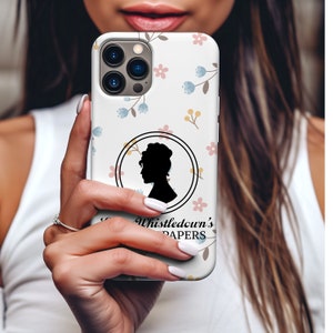 Bridgerton phone case Bridgerton merch book lover gift for her Lady Whistledown extraordinry people