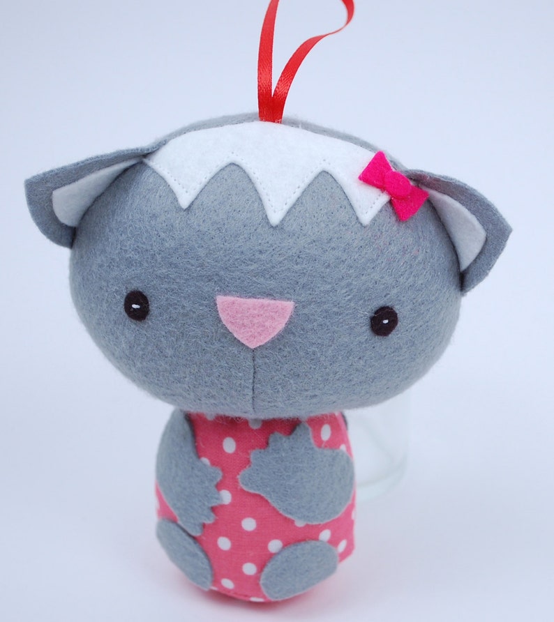 More Cute Critters PDF Sewing Pattern for Easy to Sew Felt Plush Animals image 4