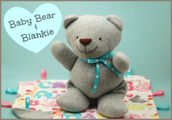 Baby Bear and Blankie PDF Sewing Pattern a Quick and Easy | Etsy