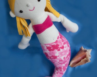 Maya the Mermaid - PDF Sewing Pattern with Step-by-Step Photos and Easy Instructions