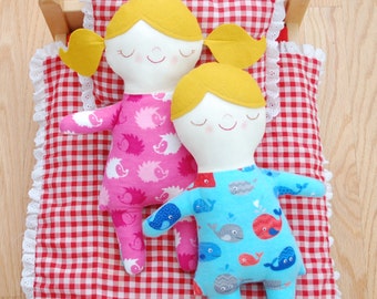 Goodnight Goodmorning Doll - Easy to Follow Digital Sewing Pattern with Step-By-Step Photos