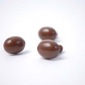 13mm Safety Noses in Brown - 3 Noses