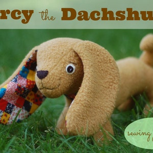 Darcy the Dachshund - Easy PDF Sewing Pattern With Step-by-Step Photos and Instructions