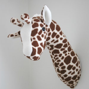 Elephant and Giraffe Plush Taxidermy PDF Sewing Pattern with Step-by-Step Photos and Easy Instructions image 2