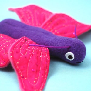 Caterpillar and Butterfly Reversible Toy PDF Sewing Pattern image 4