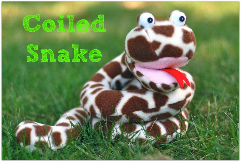 Squeaky Snakes PDF Sewing Pattern 3 Designs in One image 4