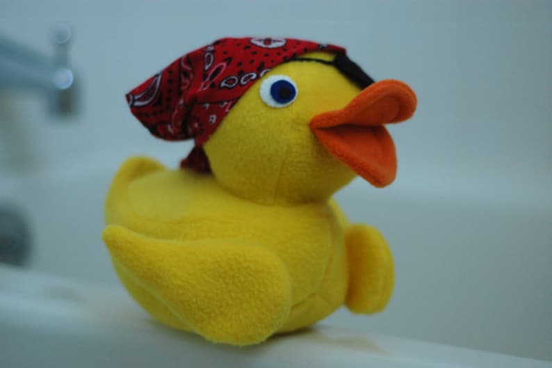 Plush Rubber Duck PDF Sewing Pattern image 2