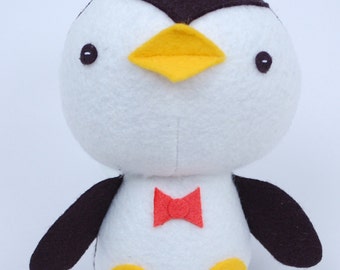 Filz-Plüsch-Tier-Schnitt-Muster: Vogel, Koala, Pinguin, Kitty (PDF-Muster)