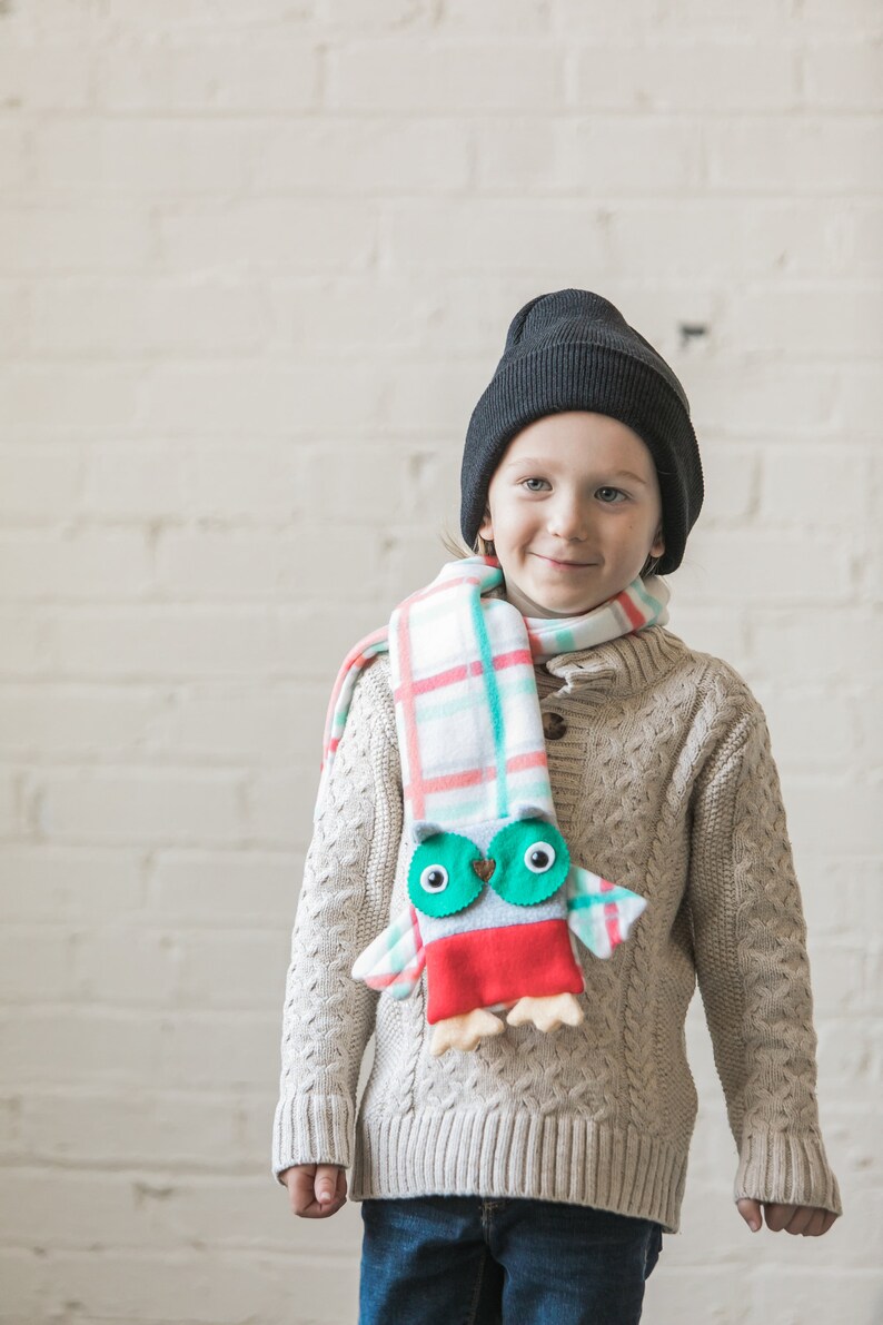 Scarf Buddies PDF Sewing Pattern With Free Bonus Mitten Pattern image 5