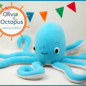 Olivia the Octopus - PDF Sewing Pattern