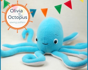 Olivia the Octopus - PDF Sewing Pattern