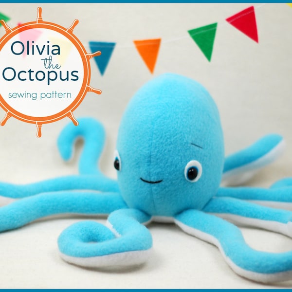 Olivia the Octopus - PDF Sewing Pattern