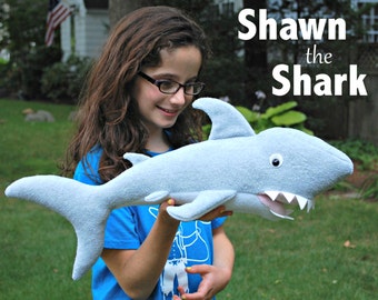 Shawn the Shark PDF Sewing Pattern - Perfect for Your Little Pirate