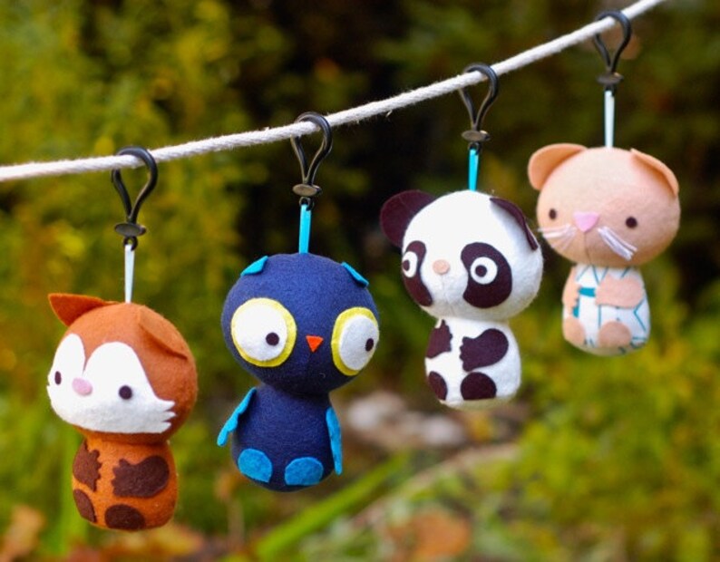 Cute Critters Easy PDF Sewing Pattern With Step-By-Step Photos and Full-Sized Templates image 4