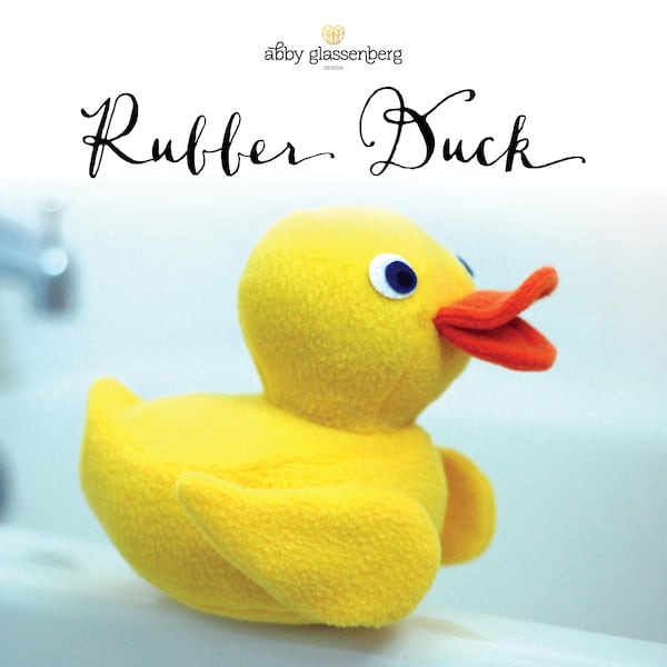 Plush Rubber Duck PDF Sewing Pattern