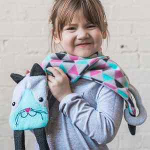 Scarf Buddies PDF Sewing Pattern With Free Bonus Mitten Pattern image 2