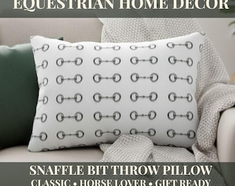Almohada lumbar ecuestre con acento de decoración del hogar occidental