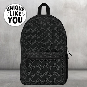 Black Horse Backpack: Equestrian School Bag, Horseback Riding Gift