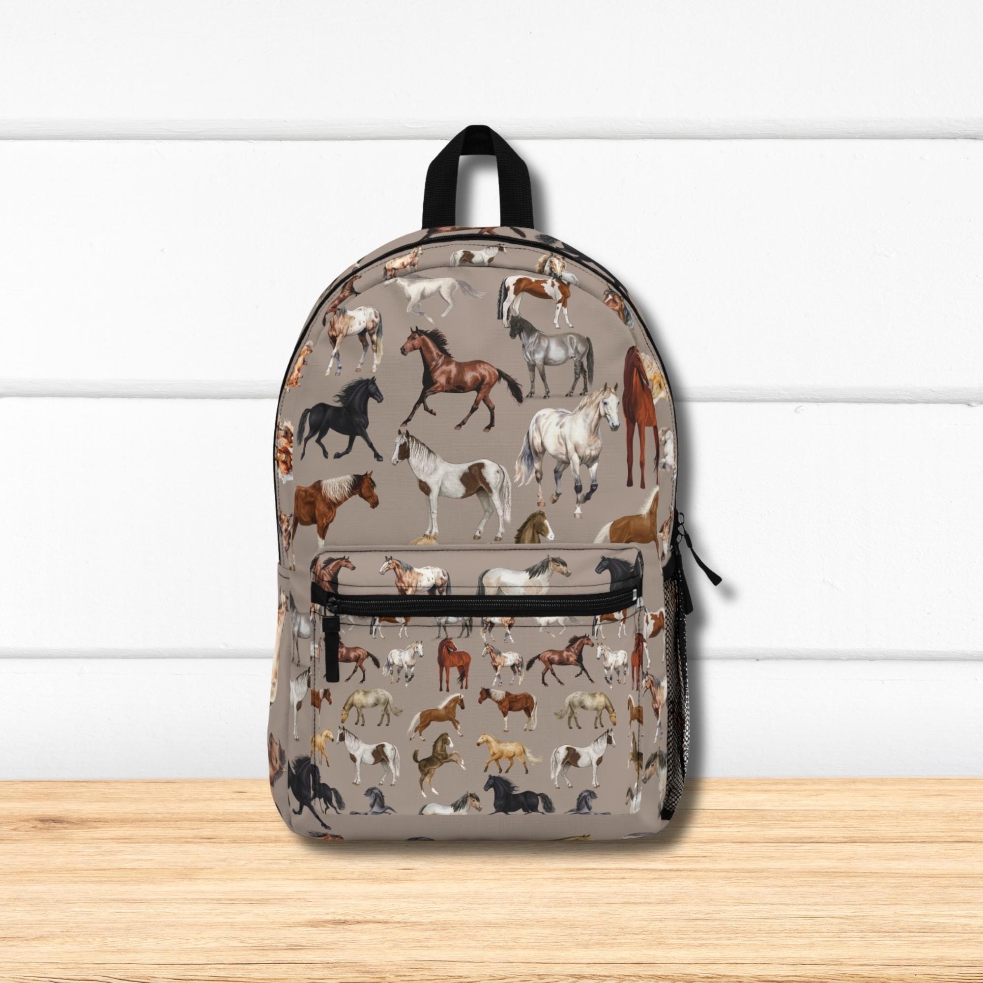 Horse print backpack discount